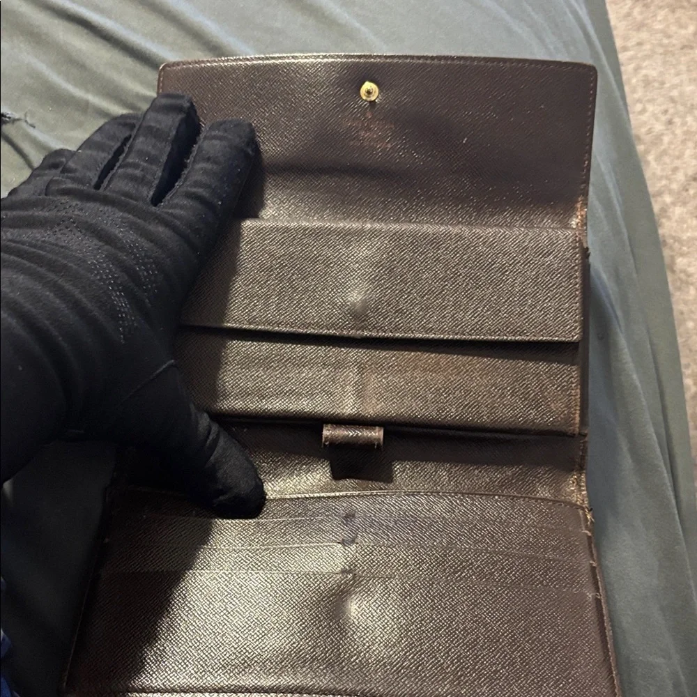 Louis Vuitton Brown and Tan Damier Wallet